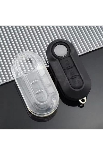 YıldızTuning Fiat Panda Transparent Key Case Cover