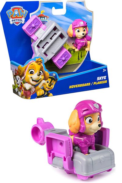 TOYFEST باو باترول: لعبة طائرة هوفر بورد مع شخصية أكشن بابس سكاي وأجنحة قابلة للطي - 5 سم