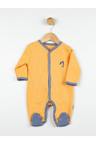 Flexi Unisex Dolphone Embroidered Jumpsuit Salopet