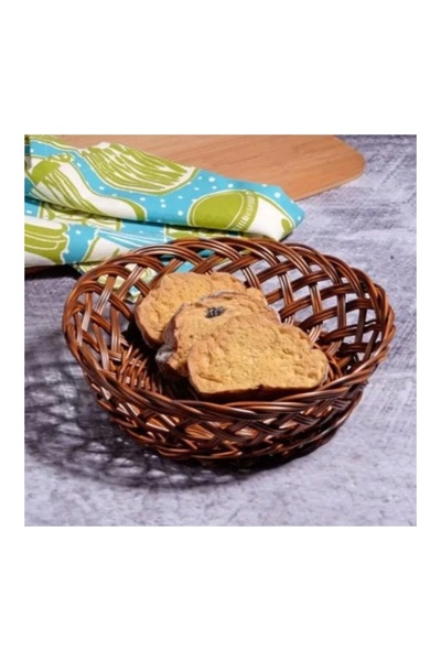 Kosova SPT344 Yuvarlak Ekmek Sepeti 21x7 cm