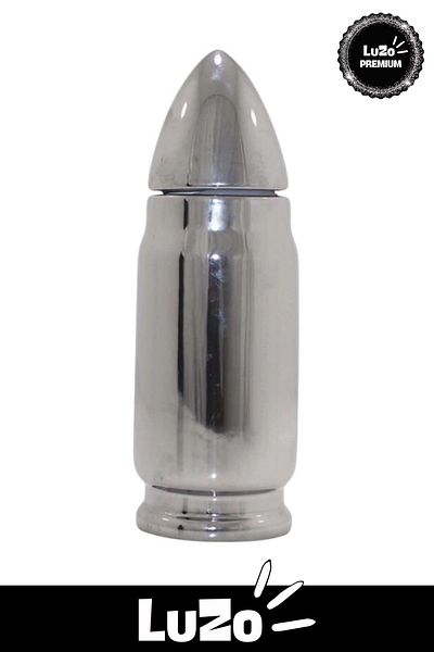 LuZo Premium Series Lover Friend Gift Decorative Stylish Silver Bullet Design Thermos Cup