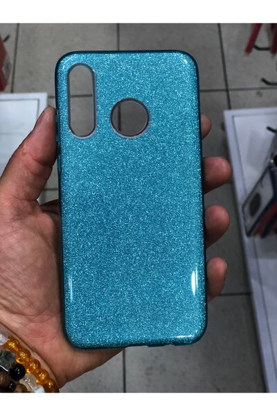 EGSTECH Huawei P30 Lite Kılıf Simli Parlak Sert TPU+PC Dayanıklı Kılıf