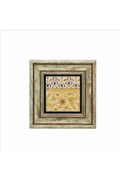Sadrazam Pictură cu piatră naturală imprimată cu model otoman (20 X 20 KD-48)