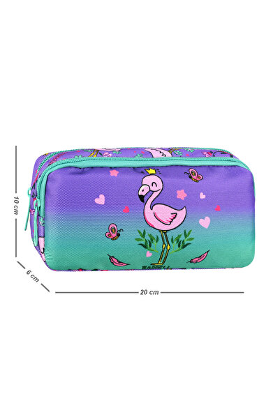 CANLOOR Waddell licencirani vodeni zeleno-lila flamingo Sa deznom 2 Sa džepov...