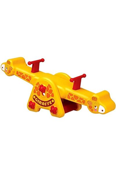China مقعد أرجوحة للأطفال بتصميم زرافة من كيدز زون - بلاستيك، مقاس صغير، أصفر