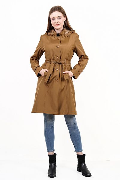 HeviStor Trench Hoodie Hooded Detachable Hood+A Quality