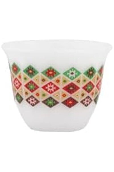 ALSAIF Coffee Cup Set 2 Java By Al Saif With Dark Modern Design Inspired By Al Badia, 12 Pieces, Size M, Po