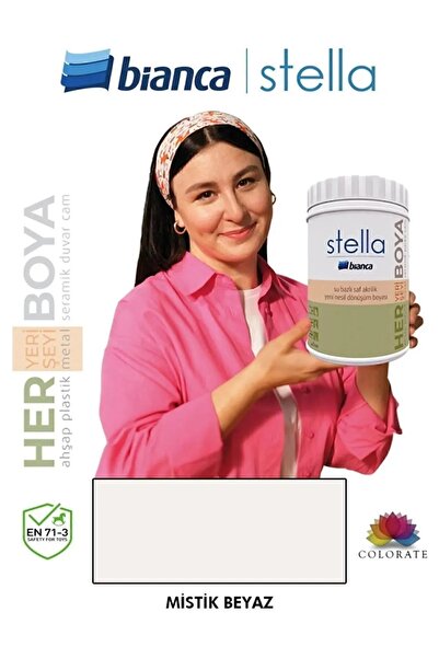 Bianca Stella Boya Yeni Nesil Yaşam Boyası Dolap-fayans-cam-plastik-ahşap