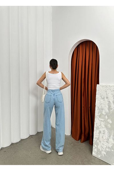 Gofeel Harajuku Street Blue Ribbon Detailed Pants