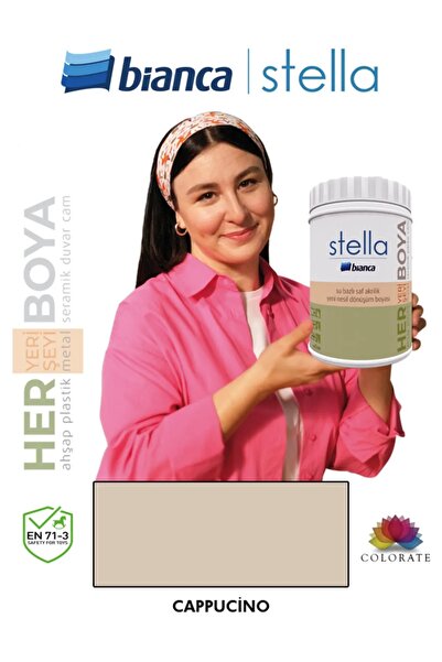 Bianca Stella Boya Yeni Nesil Yaşam Boyası Dolap-fayans-cam-plastik-ahşap