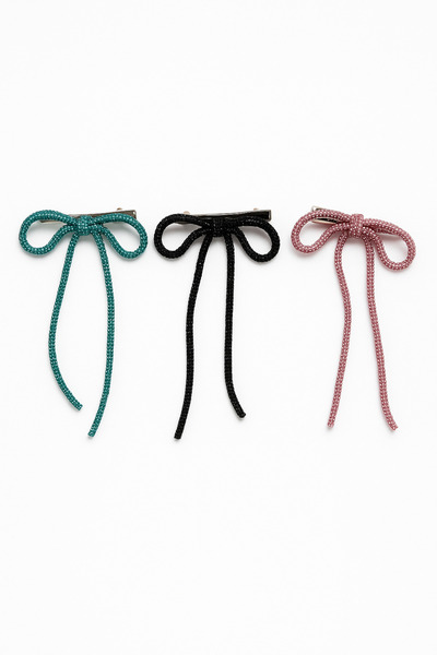 MakeWell Set Hairpins with Bow and Rubber Buckle