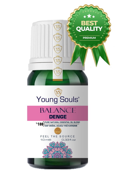 YOUNG SOULS Aromatherapy Balance Essential Oil Blend Denge Uçucu Yağ Karışımı...