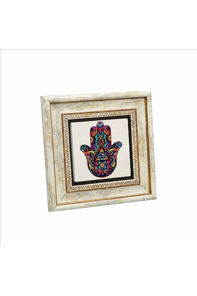 Sadrazam Pictură din piatră naturală imprimată manual de Fatima (20 X 20 KD-2)