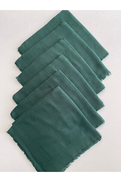 Fureya 6 قطع من قماش القطن ذو اللون الصلب