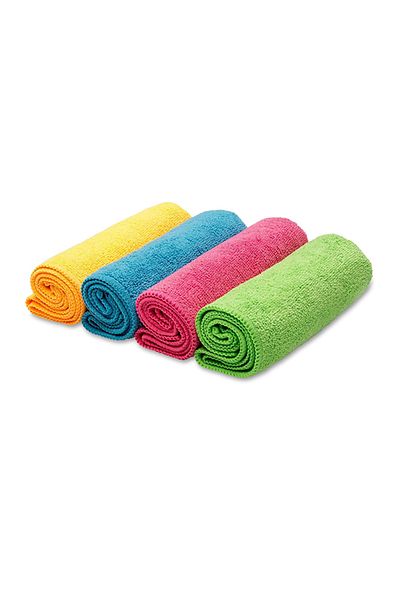 Vileda Microfiber Cloths, Hygienic, Multi-Purpose, 8 Pieces, Multi-Color, 30*30cm