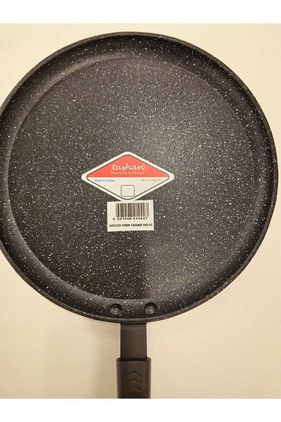TAŞHAN 30 cm Cast Iron Crepe and Omelette Pan Granite