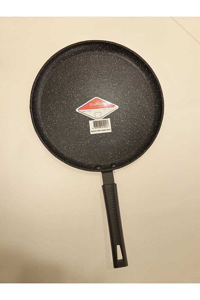 TAŞHAN 30 cm Cast Iron Crepe and Omelette Pan Granite