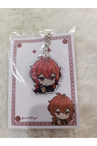 mertfigur Genshin Anime Acrylic Keychain