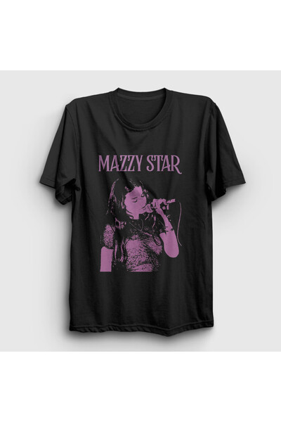 Presmono Μπλουζάκι Unisex Μαύρο Μουσική Συναυλίας Mazzy Star 536923 ττ