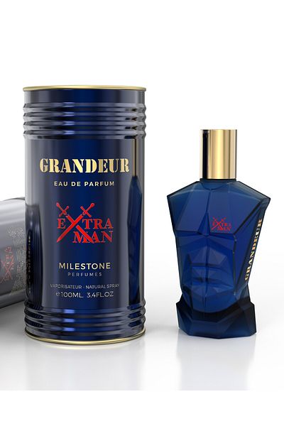 Milestone Grandeur Extra Eau de Parfum, 100 ml, Men, Fruity & Floral Notes