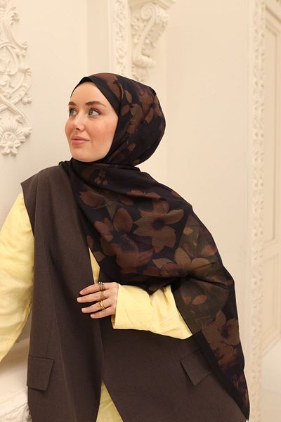 Silk Home Narcissus Pattern Naria Shawl