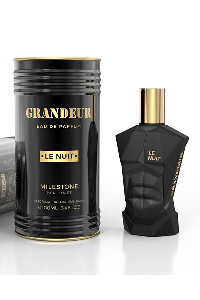 Milestone Men's Eau de Parfum, Milestone, GRANDEUR LE NUIT, 100 ml