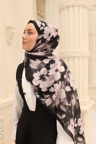Silk Home Narcissus Pattern Naria Shawl