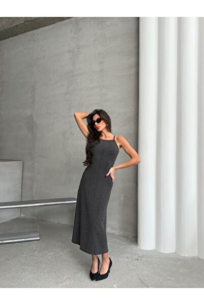 Ekim Store Максі-сукня з тонким бретельками