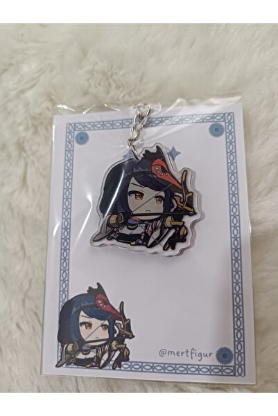 mertfigur Genshin Anime Acrylic Keychain