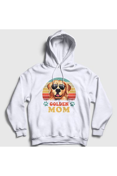 Presmono Φούτερ με κουκούλα Unisex White Golden Retriever Mom Dog Gift Dog 537897 ττ