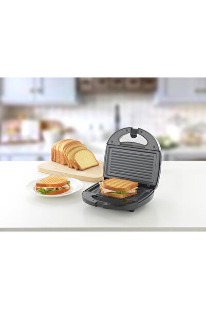 JANO Electric Sandwich Maker From , 750 Watts, Non-stick Surface With Locking System, Handle Indicato
