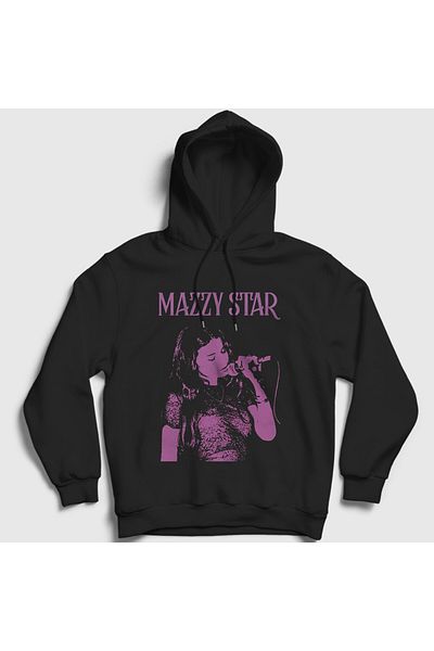 Presmono Hanorac cu glugă unisex Black Concert Music Mazzy Star 536981 tt