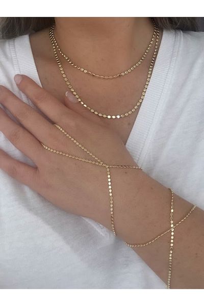 bijuxbymrv Scrunch Topcuk Chain Şahmeran