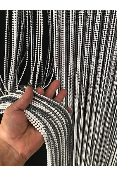 özdeğer home 90X200 Zero Gap Door Curtain Bead Curtain Door Ornament Fly Screen Curtain Kitchen Balcony Garden Curtain