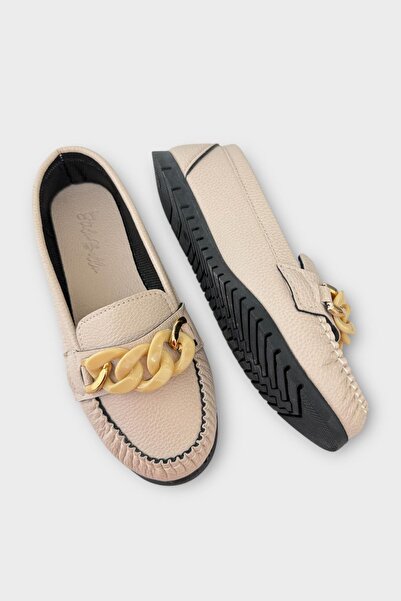 Liger Жіночі м'які балетки з пряжкою VİZON