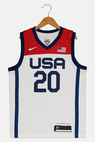 Nike X Nba Kids Boy Sportswear Fit Short Sleeve Basketball Jersey, White