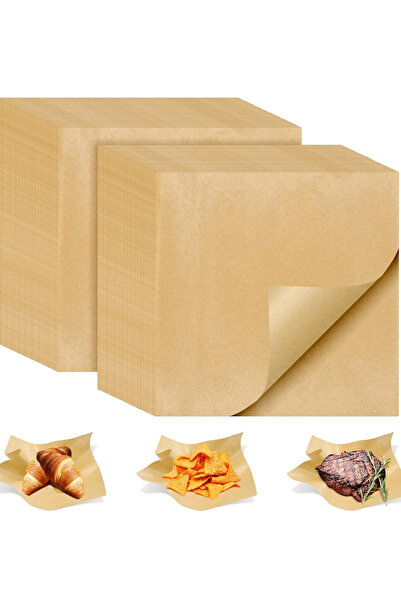 100 Pcs Kraft- Box and Wrapping Paper Gift Paper for Flat Small Size Products 25x35