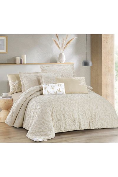 Levore Livori comforter set, made of durable and soft fabric, with a modern and distinctive pattern that satisfies all tastes, 8 pieces, king size