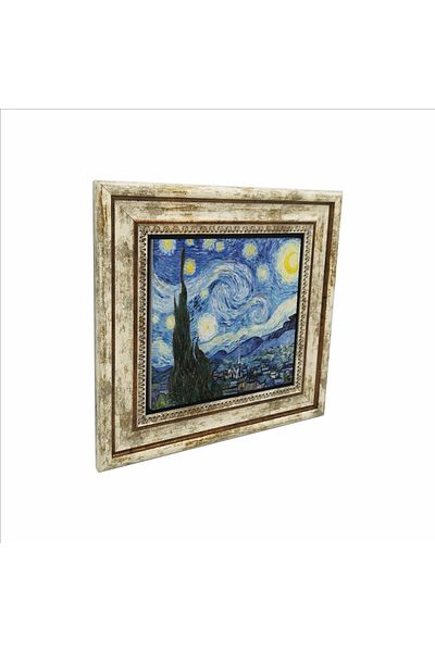 Sadrazam Starry Night Formal Printed Natural Stone Painting (25 X 25 Krg-135)