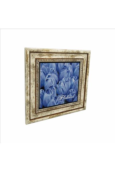 Sadrazam Tablou din piatră naturală imprimat cu imaginea lalelei din Olanda (25 X 25 KRG-25)