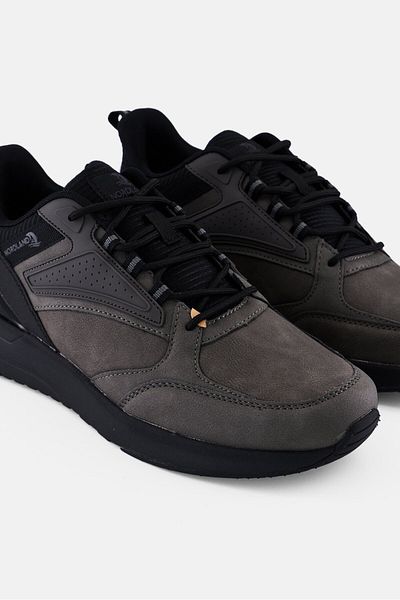 Nordland Men Lace Up Outdoor Shoes, Grey