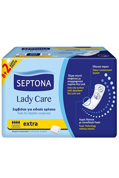 Not Applicable فوط صحية إضافية مجانية من سيبتونا ليدي كير 8+2