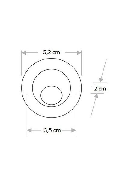 Cata Ct 5268 1.5W Black Case Led Spot 3200K Daylight