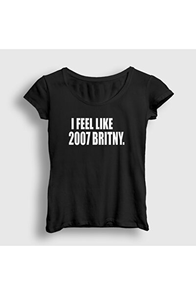 Presmono Ženska crna majica I Feel Like 2007 Britney Spears T-shirt 538388tt