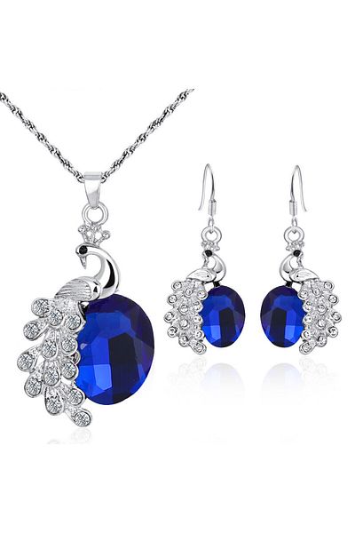 SIC MODA Necklace With Earrings Set 4108
