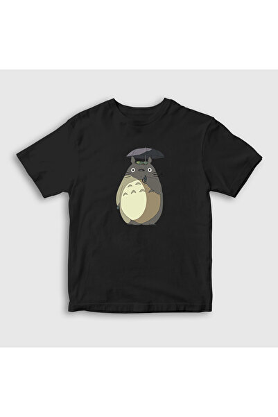 Presmono Unisex dečje crne čizme My Neighbor Totoro Rain T-shirt 539547tt