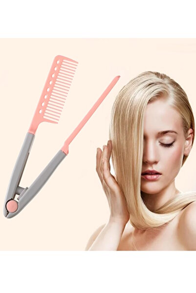 CAŞ DEKORASYON Pembe Renk Fön Aparat Tarak