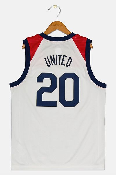 Nike X Nba Kids Boy Sportswear Fit Short Sleeve Basketball Jersey, White