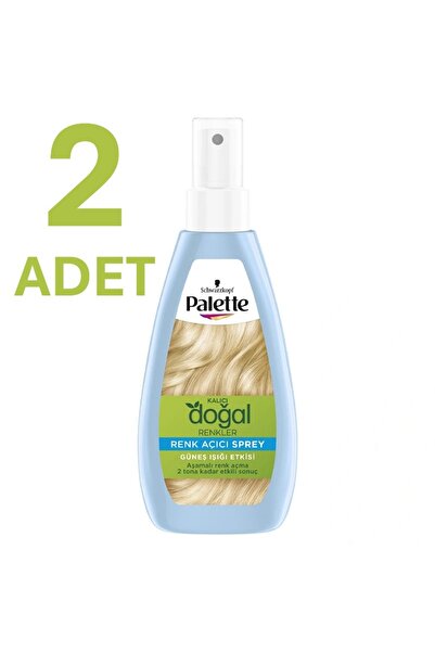 Palette Kalıcı Doğal Renkler Renk Açıcı Sprey X 2 Adet