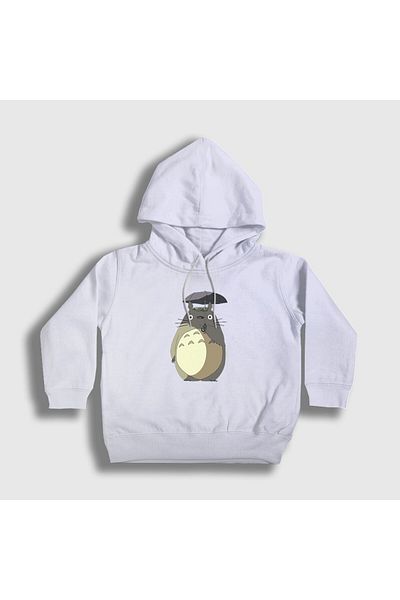 Presmono Hanorac alb cu glugă pentru copii unisex My Neighbour Totoro Rain 539537 tt